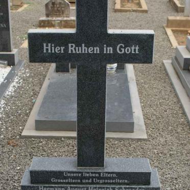 SCHROEDER Herman August Heinrich 1911-1998 &amp; OTTO Anna Else Maria 1918-2006
