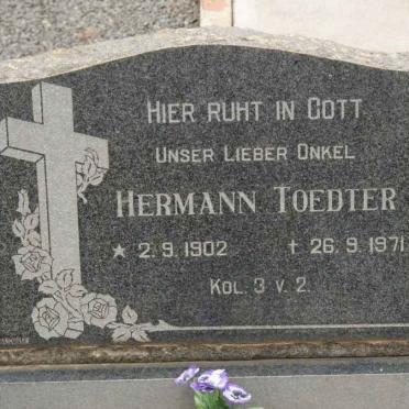 TOEDTER Hermann 1902-1971