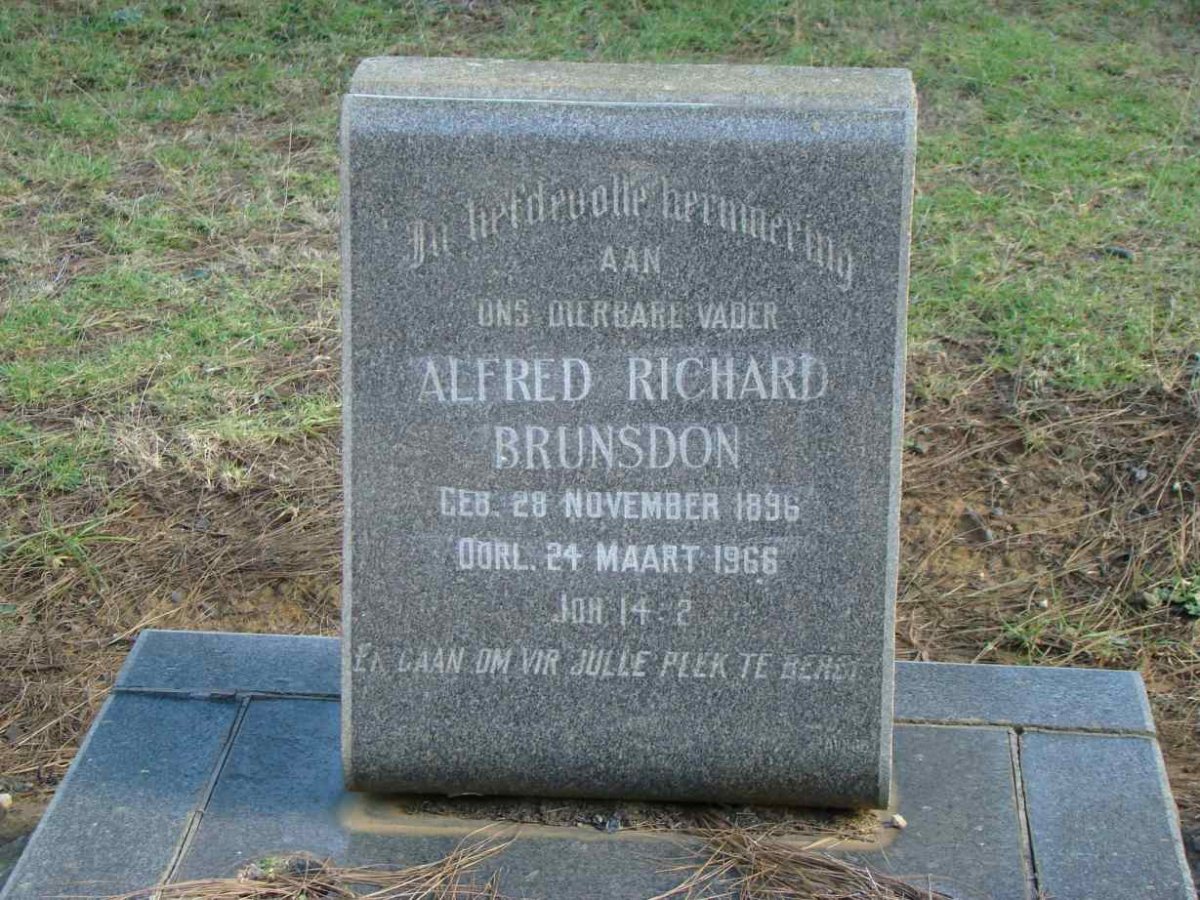 BRUNSDON Alfred Richard 1896-1966