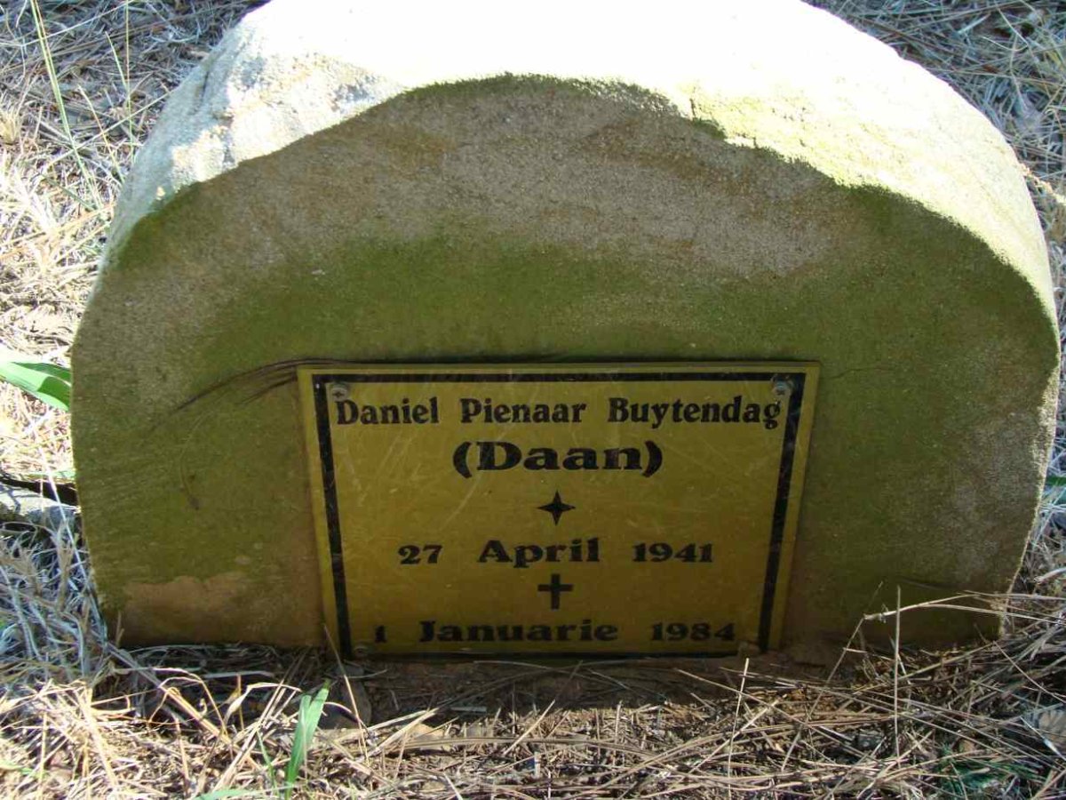 BUYTENDAG Daniel Pienaar 1941-1984