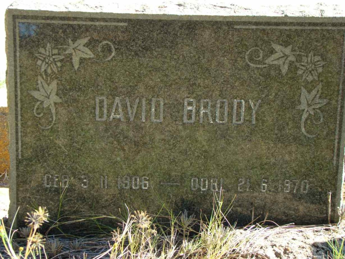 BRODY David 1906-1970