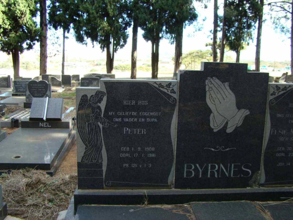 BYRNES Peter 1908-1981 &amp; Elsie Magdalena SCHWARTZ 1911-1984