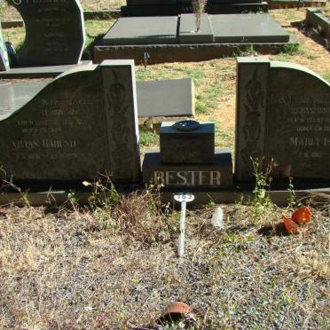 BESTER Vivian Barend 1906-1971 &amp; Maria Isabella 1915-1999
