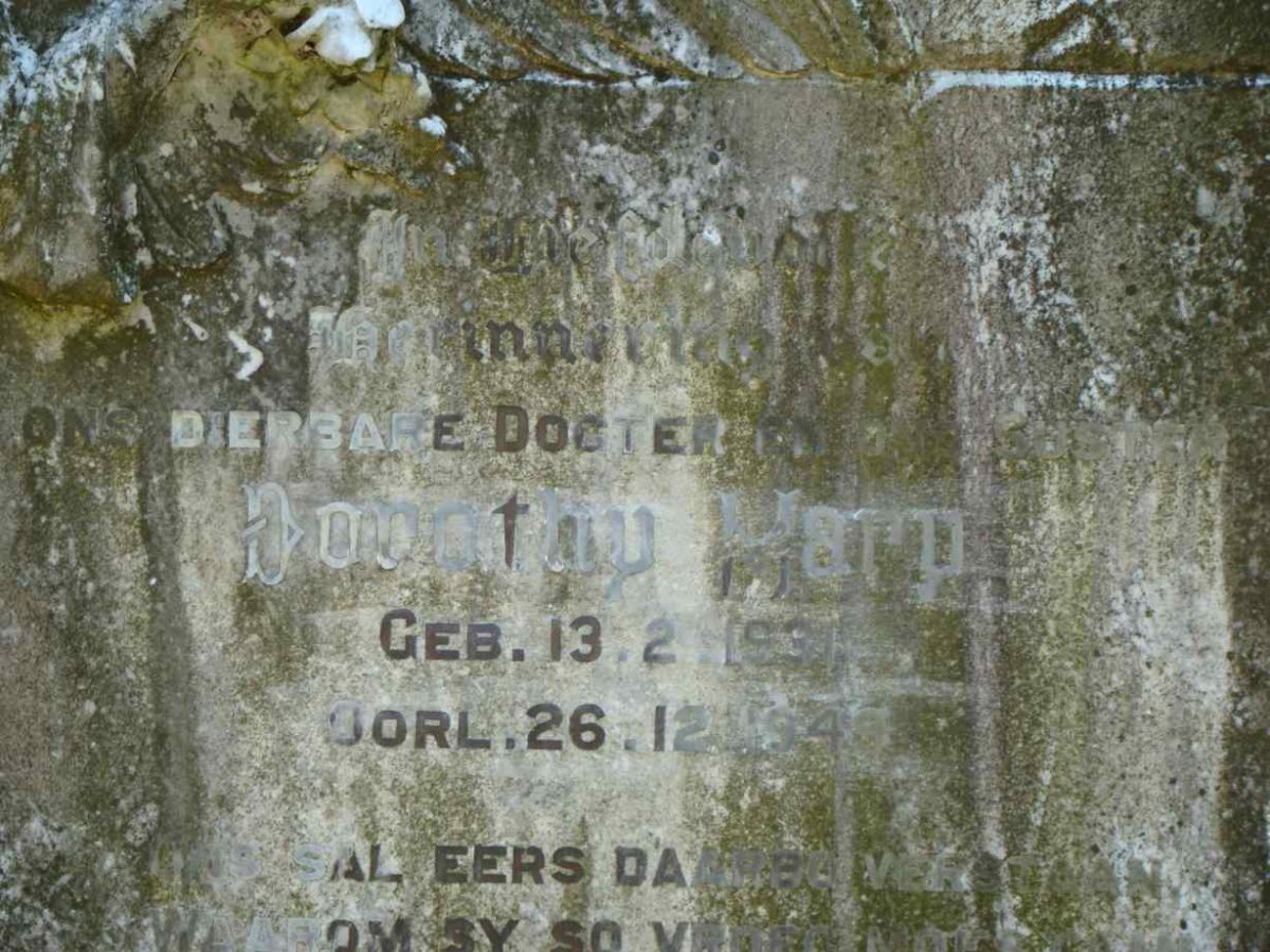 BOOYENS Dorothy Mary 1931-1949