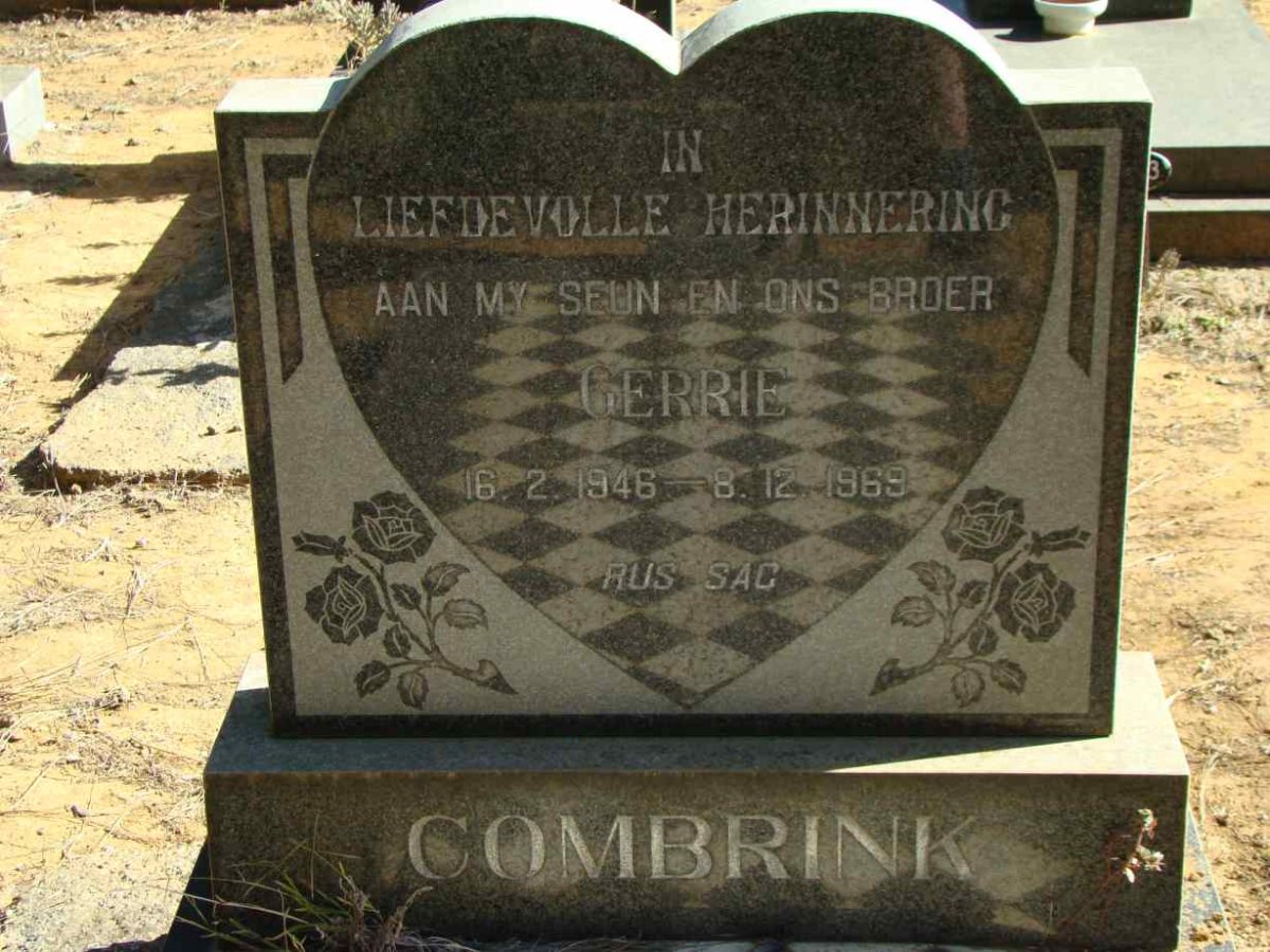 COMBRINK Gerrie 1946-1969
