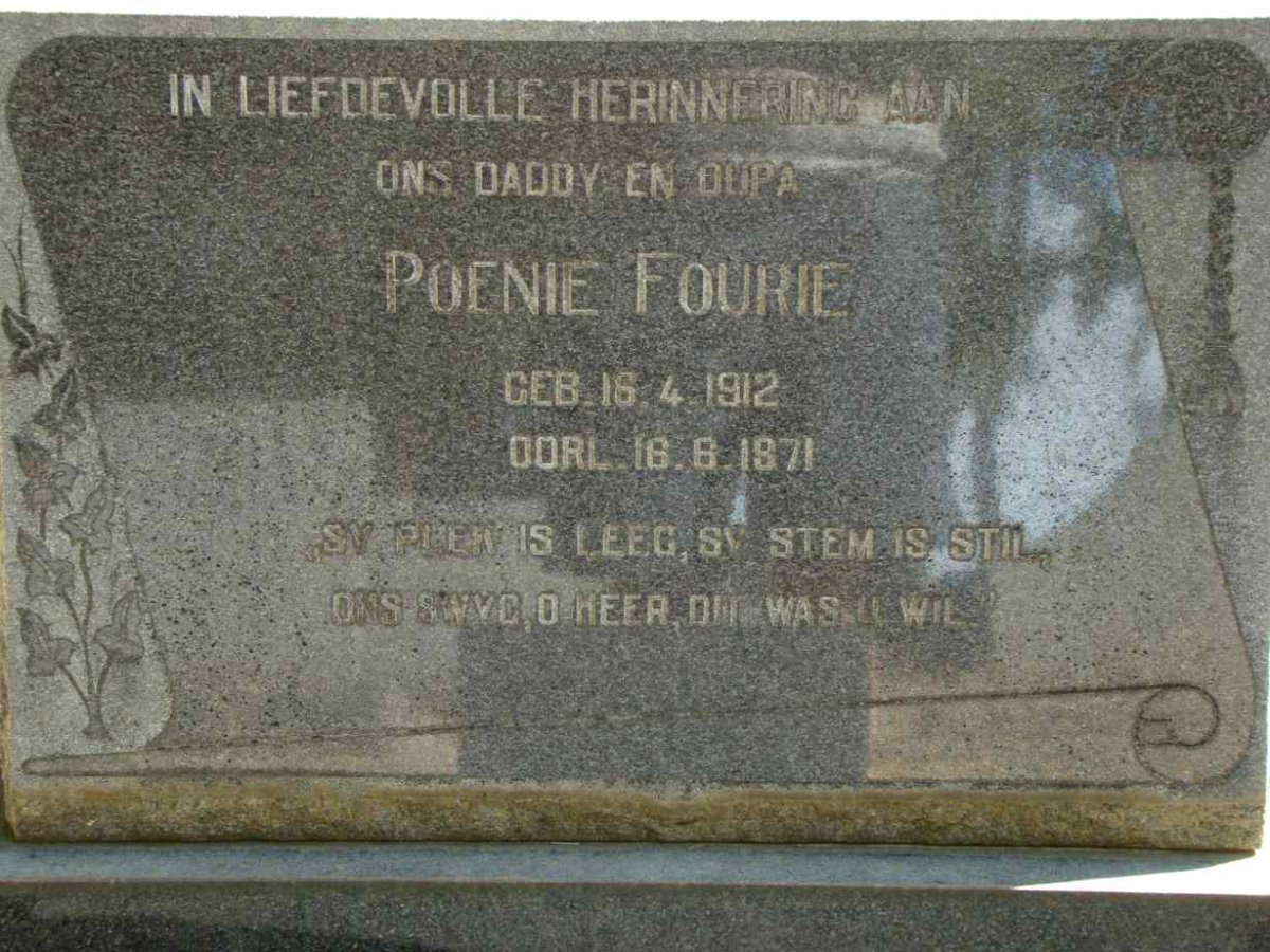 FOURIE Poenie 1912-1971