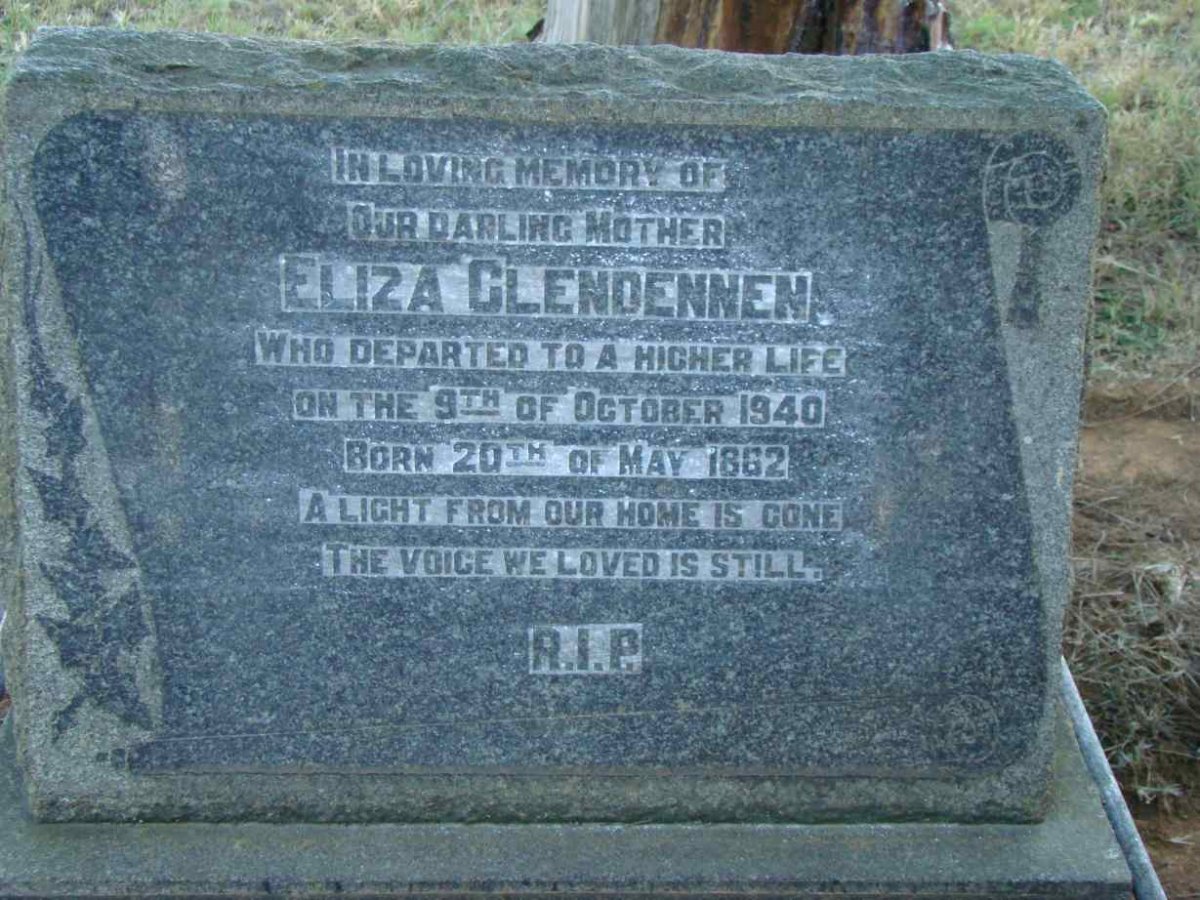 GLENDENNEN Eliza 1862-1940