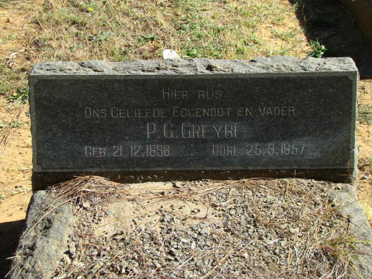 GREYBE P.G. 1898-1957