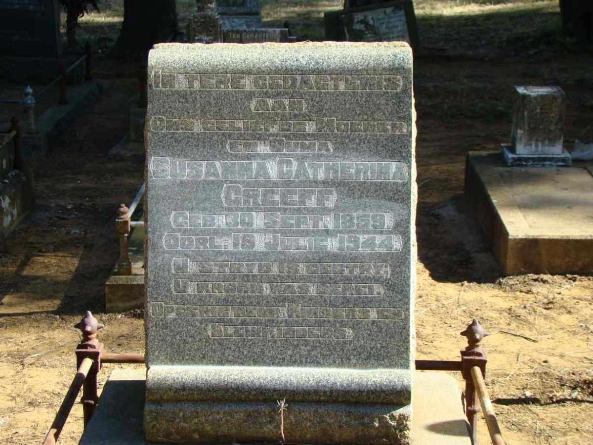 GREEFF Susanna Catherina 1859-1944