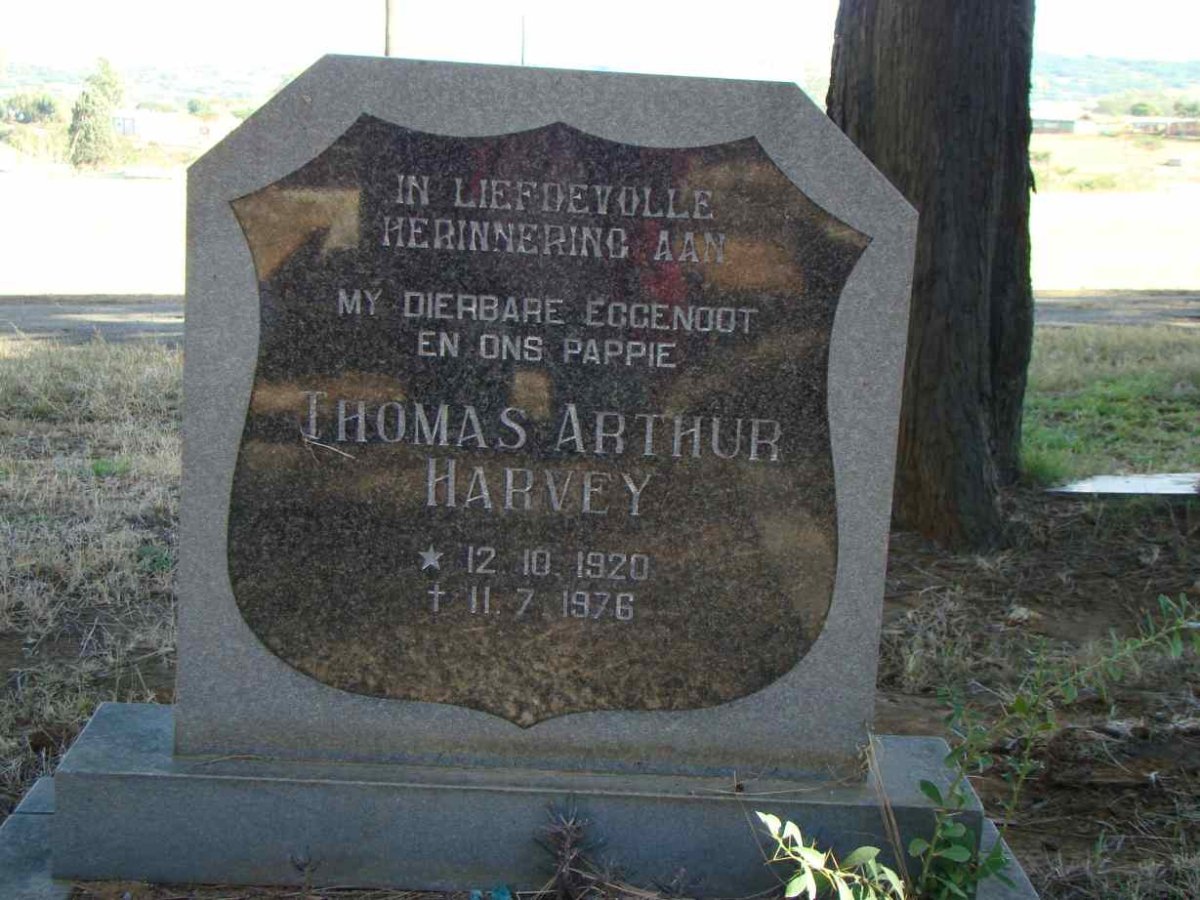 HARVEY Thomas Arthur 1920-1976