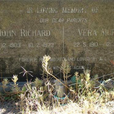 HARVEY John Richard 1903-1973 &amp; Vera Muriel 1910-1970