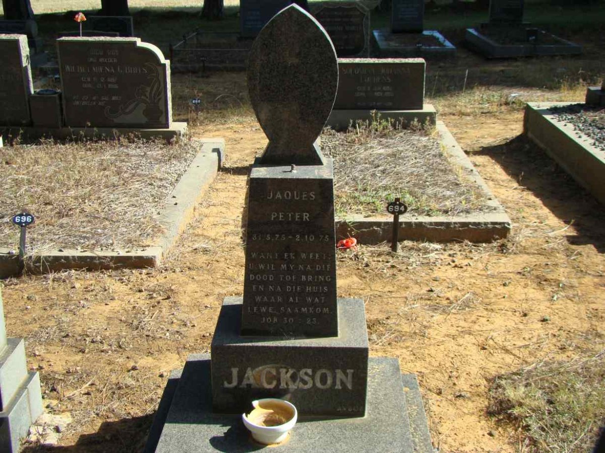 JACKSON Jaques Peter 1975-1975