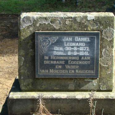 LEONARD Jan Daniel 1877-1941
