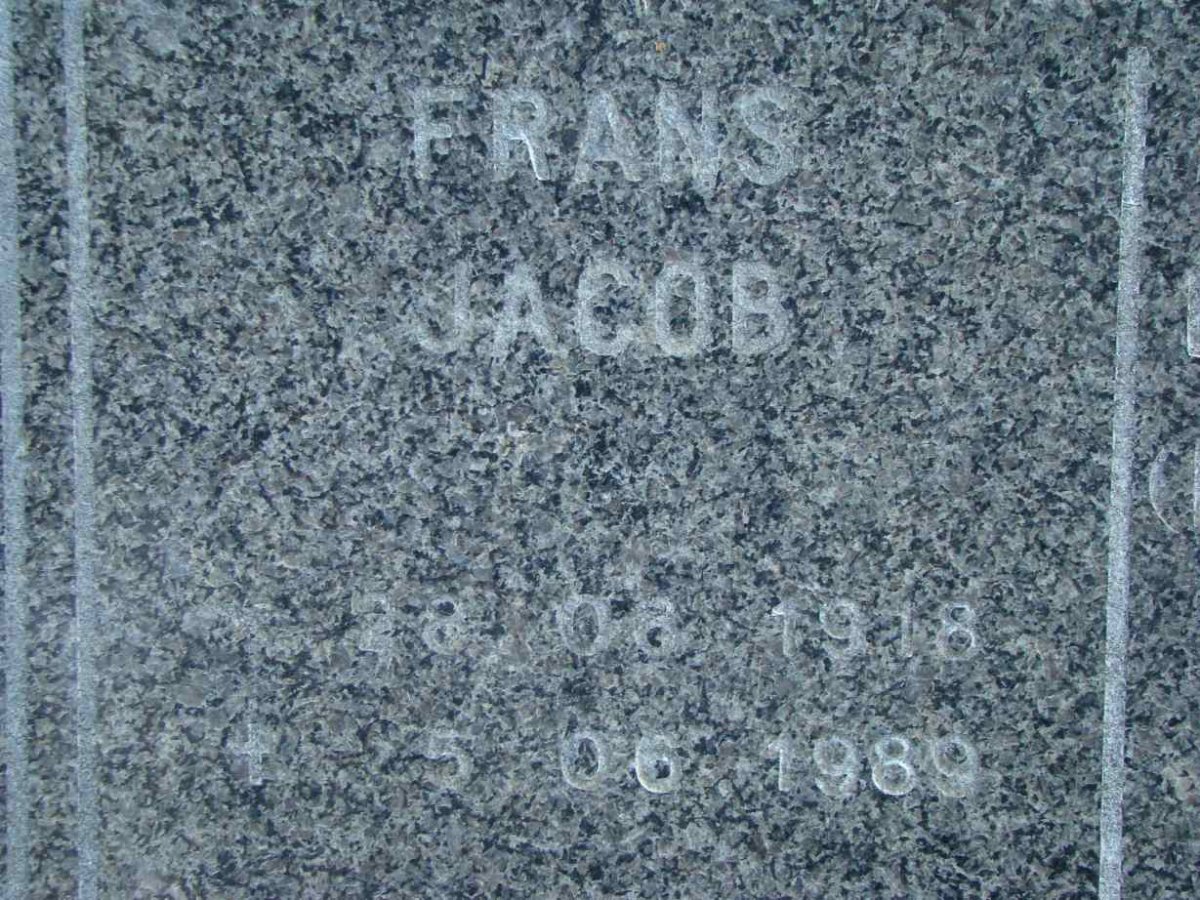 LUNDIE Frans Jacob 1918-1989