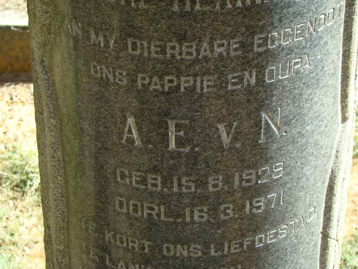 LAUBSCHER A.E.v.N. 1929-1971