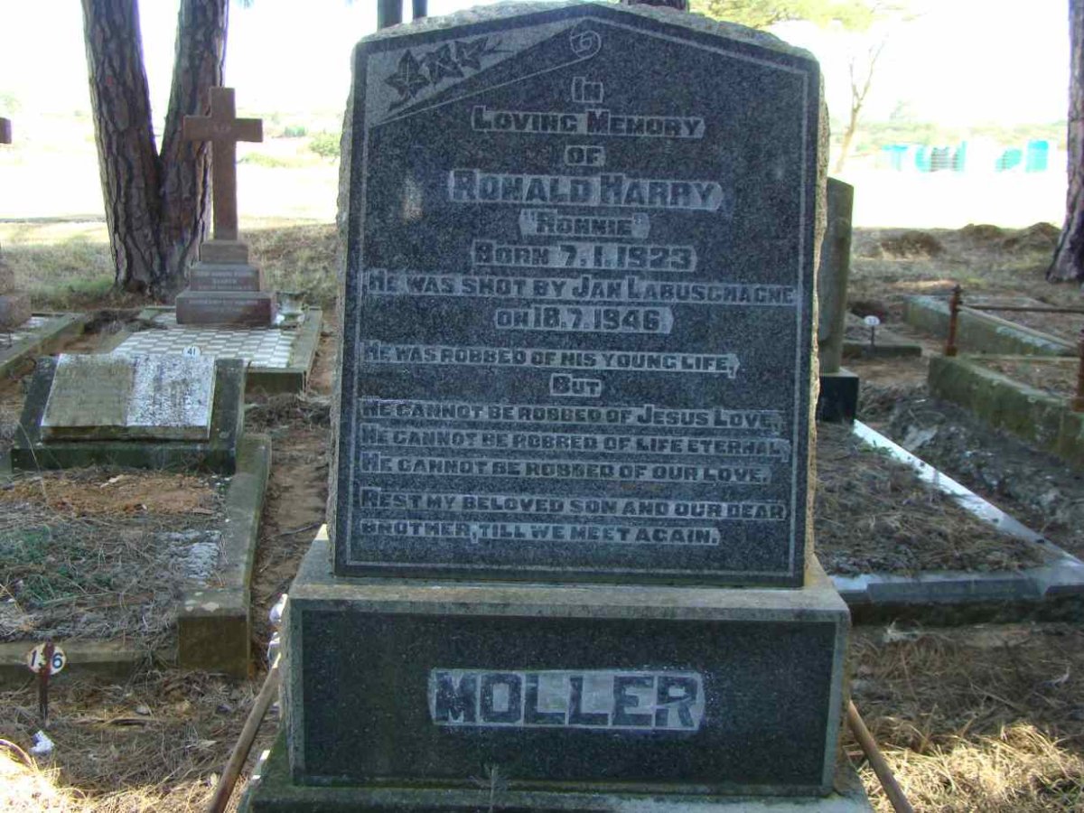 MOLLER Ronald Harry 1923-1946