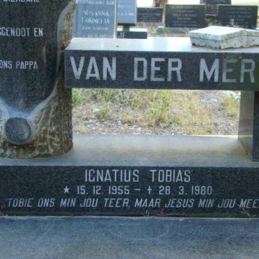 MERWE Ignatius Tobias, van der 1955-1980