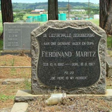 MARITZ Ferdinand 1882-1967