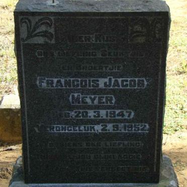 MEYER Francois Jacob 1947-1952