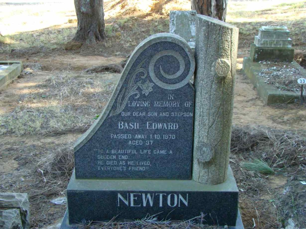 NEWTON Basil Edward -1970