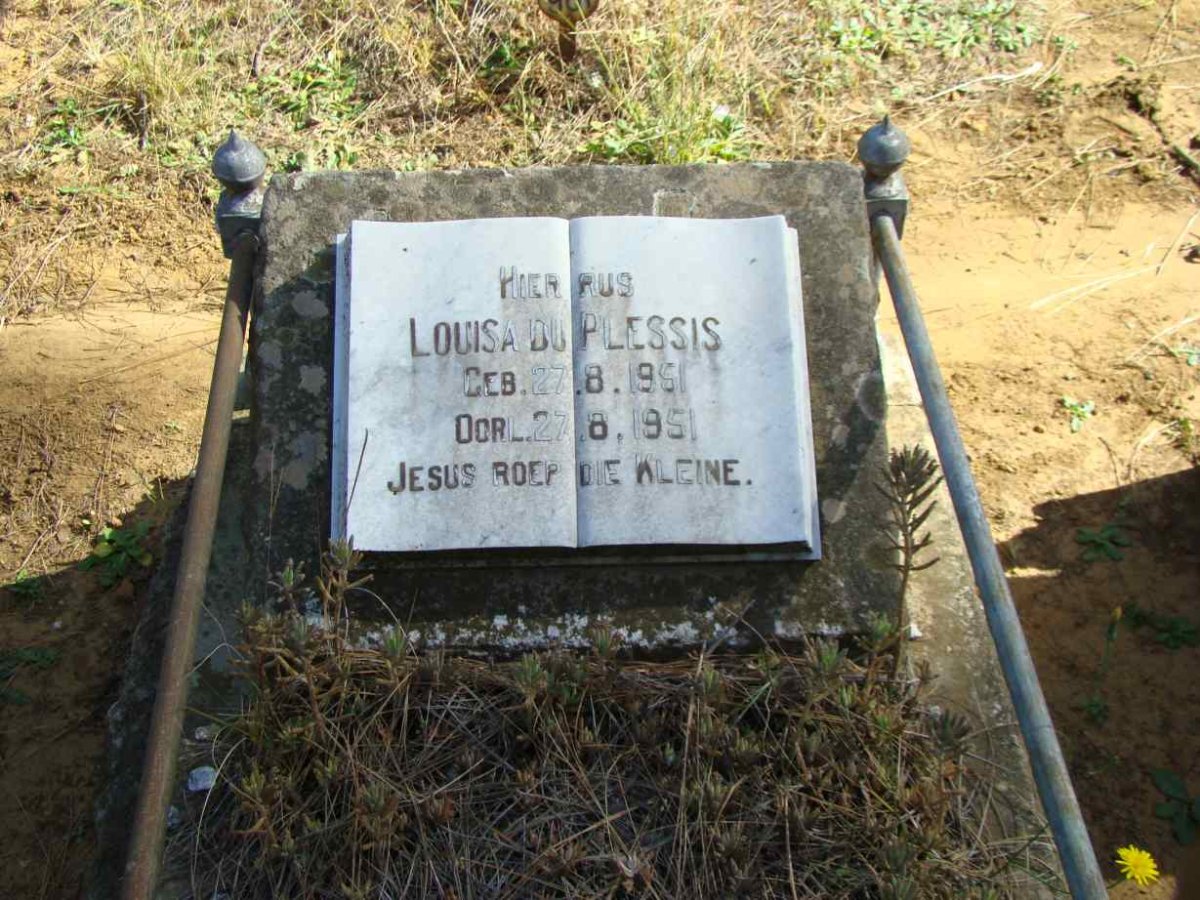 PLESSIS Louisa, du 1951-1951