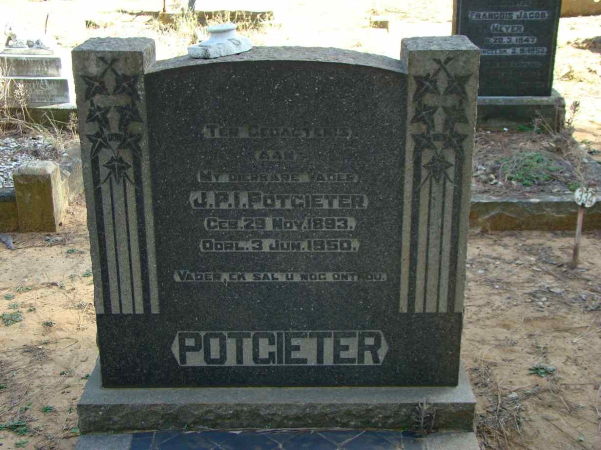 POTGIETER J.P.I. 1893-1950
