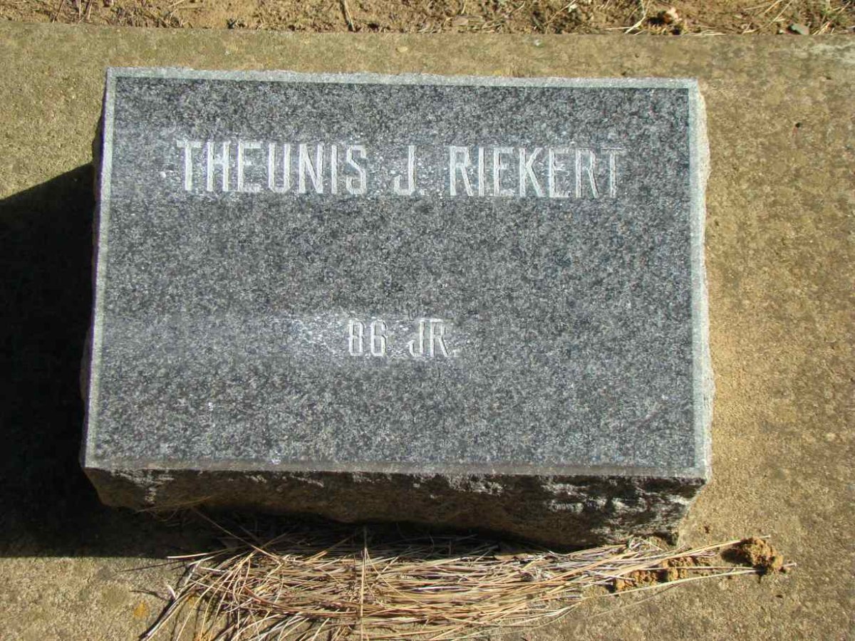 RIEKERT Theunis J.