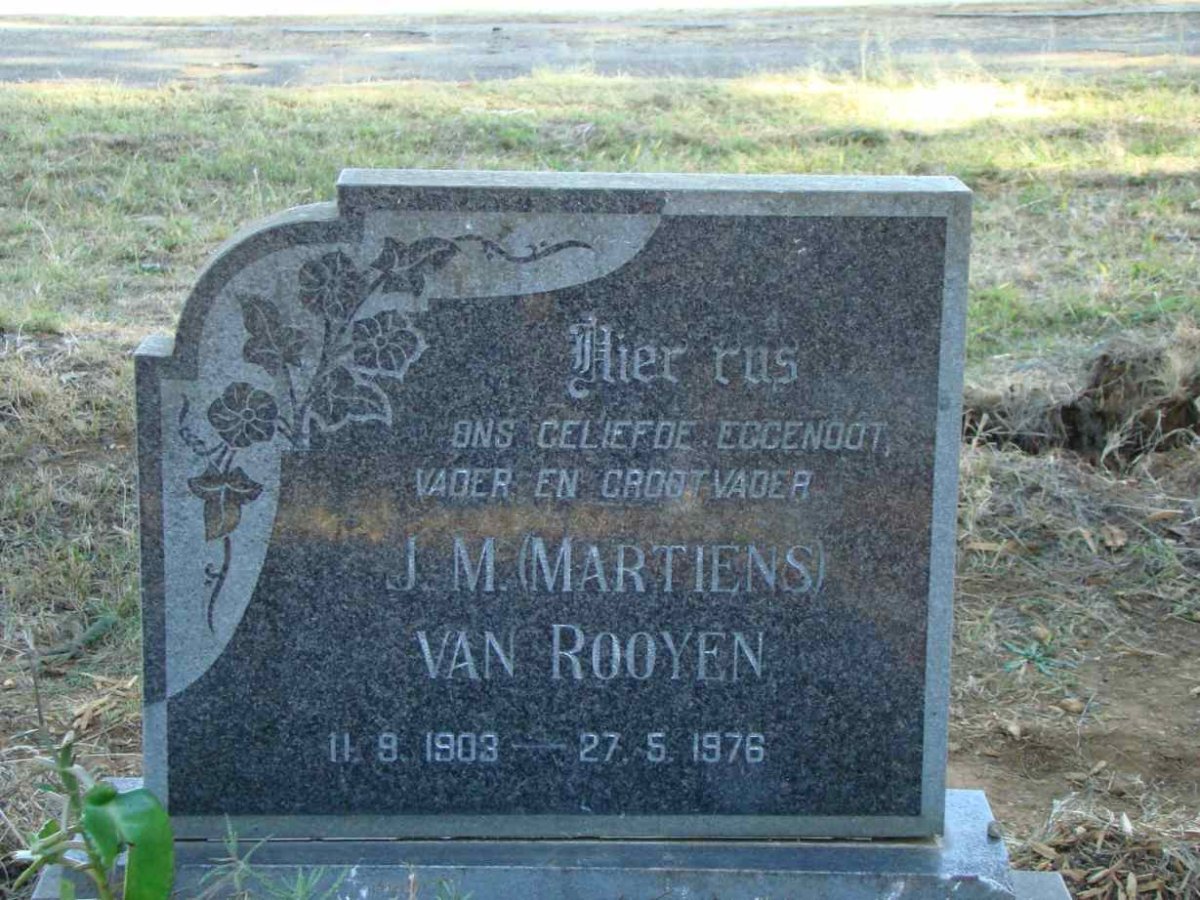 ROOYEN J.M., van 1903-1976