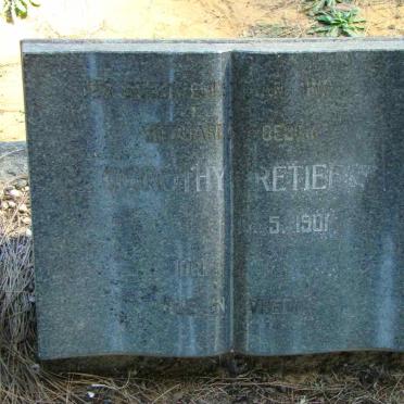 RETIEF Dorothy 1901-