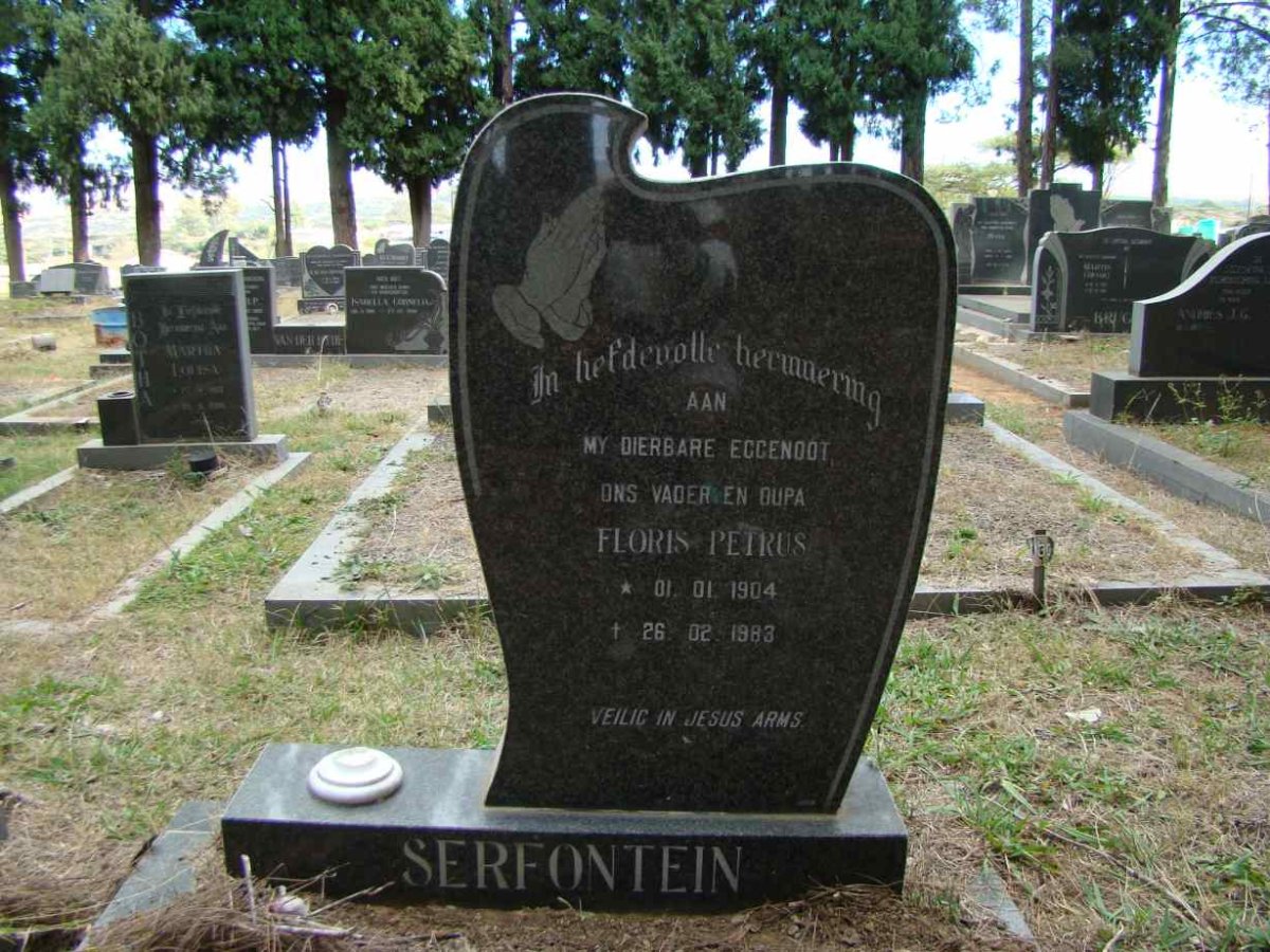 SERFONTEIN Floris Petrus 1904-1983