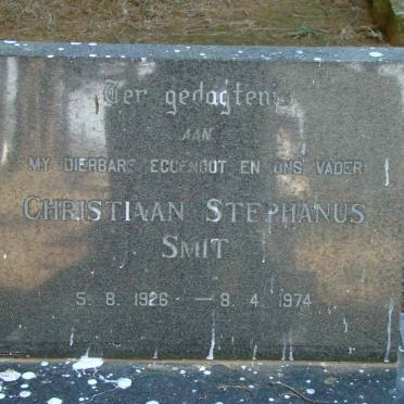 SMIT Christiaan Stephanus 1926-1974
