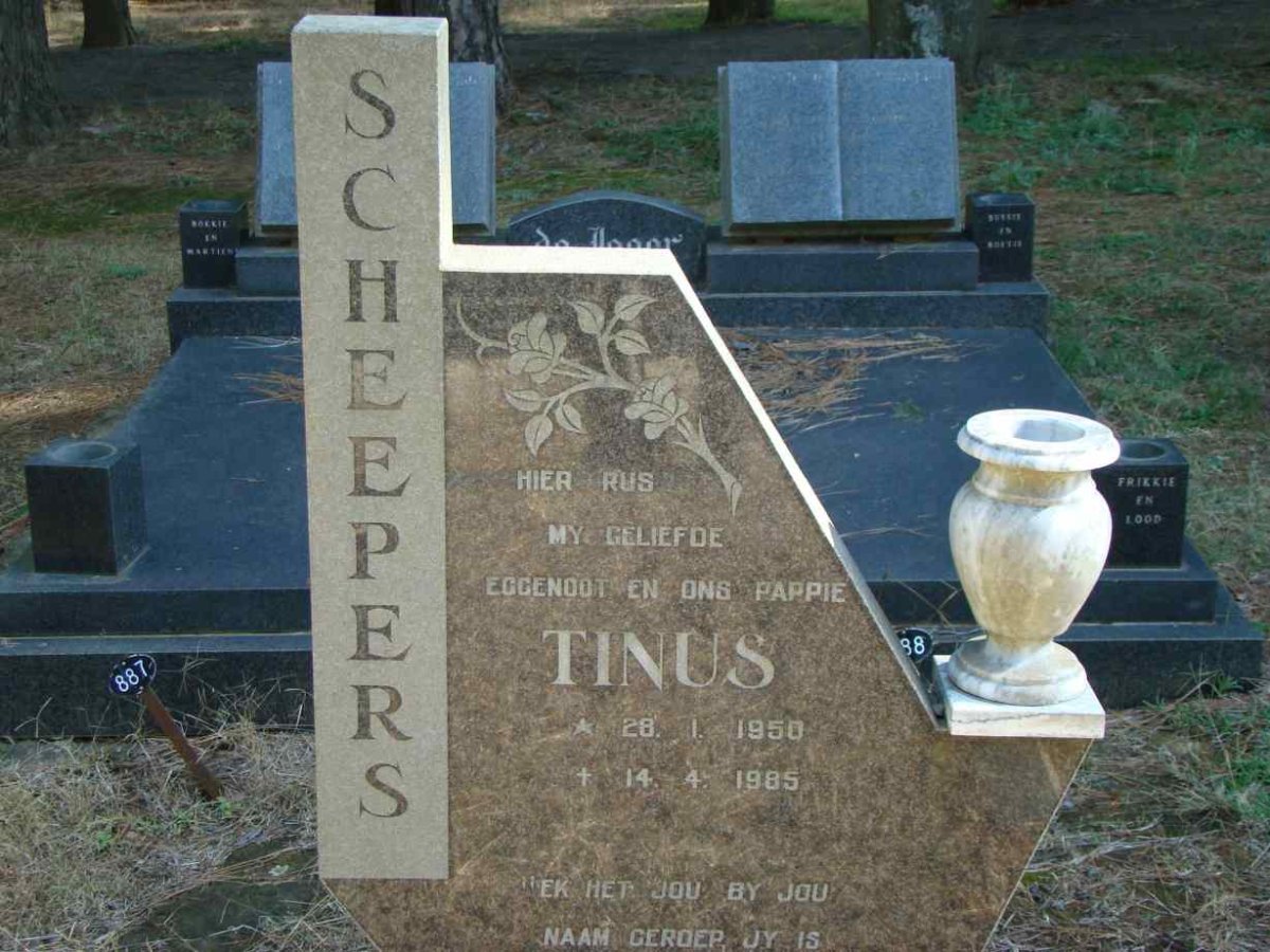 SCHEEPERS Tinus 1950-1985