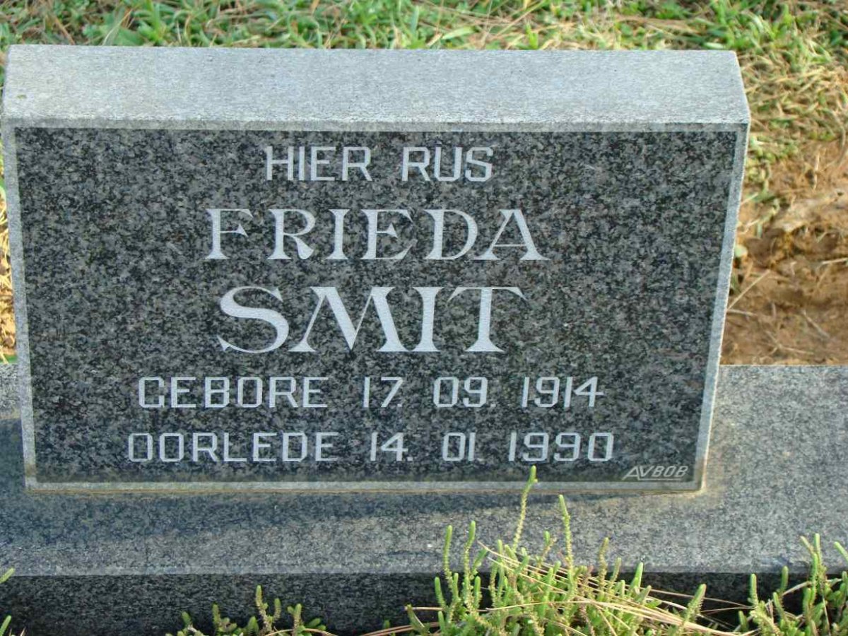 SMIT Frieda 1914-1990
