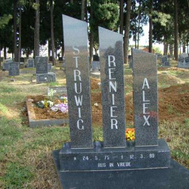 STRUWIG Renier Alex 1975-1999