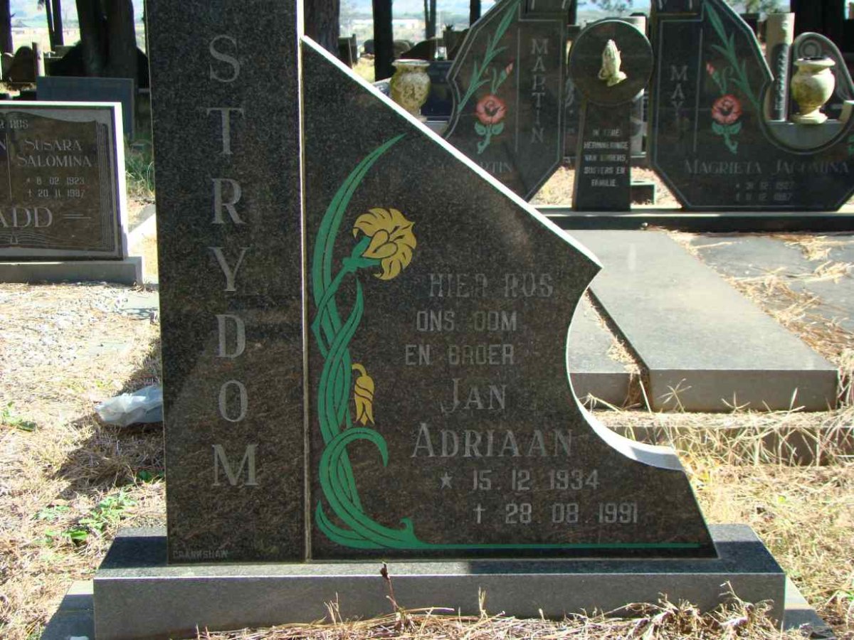 STRYDOM Jan Adriaan 1934-1991