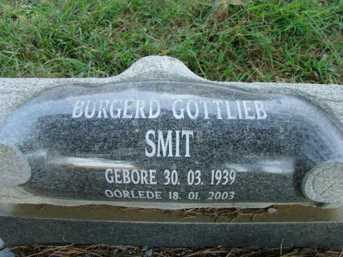 SMIT Burgerd Gottlieb 1939-2003