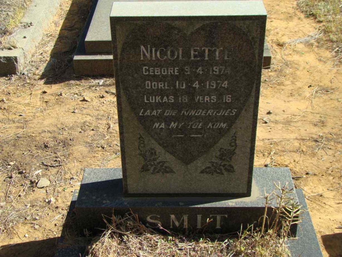SMIT Nicolette 1974-1974