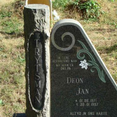 TRYTSMAN Deon Jan 1971-1997