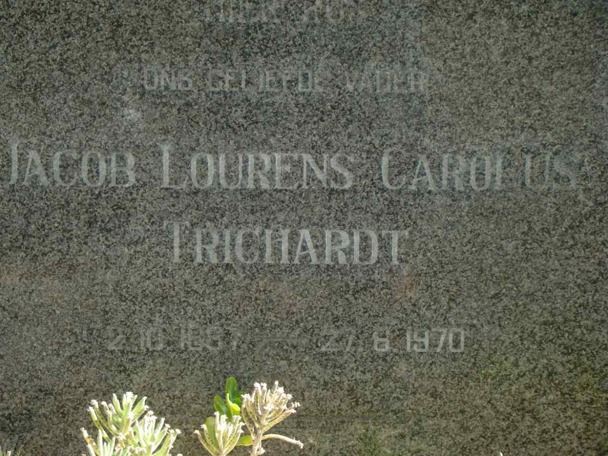 TRICHARDT Jacob Lourens Carolus 1887-1970