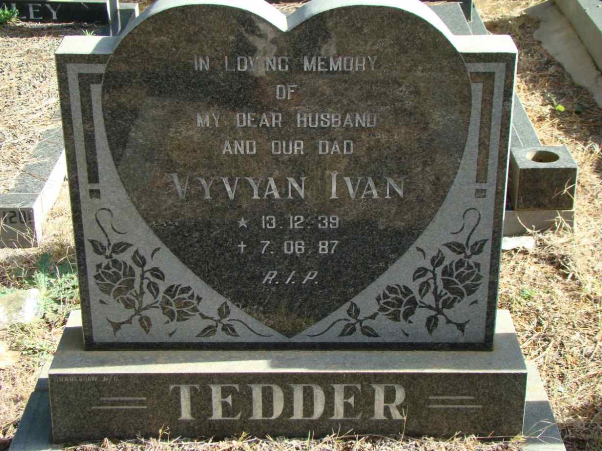 TEDDER Vyvyan Ivan 1939-1987