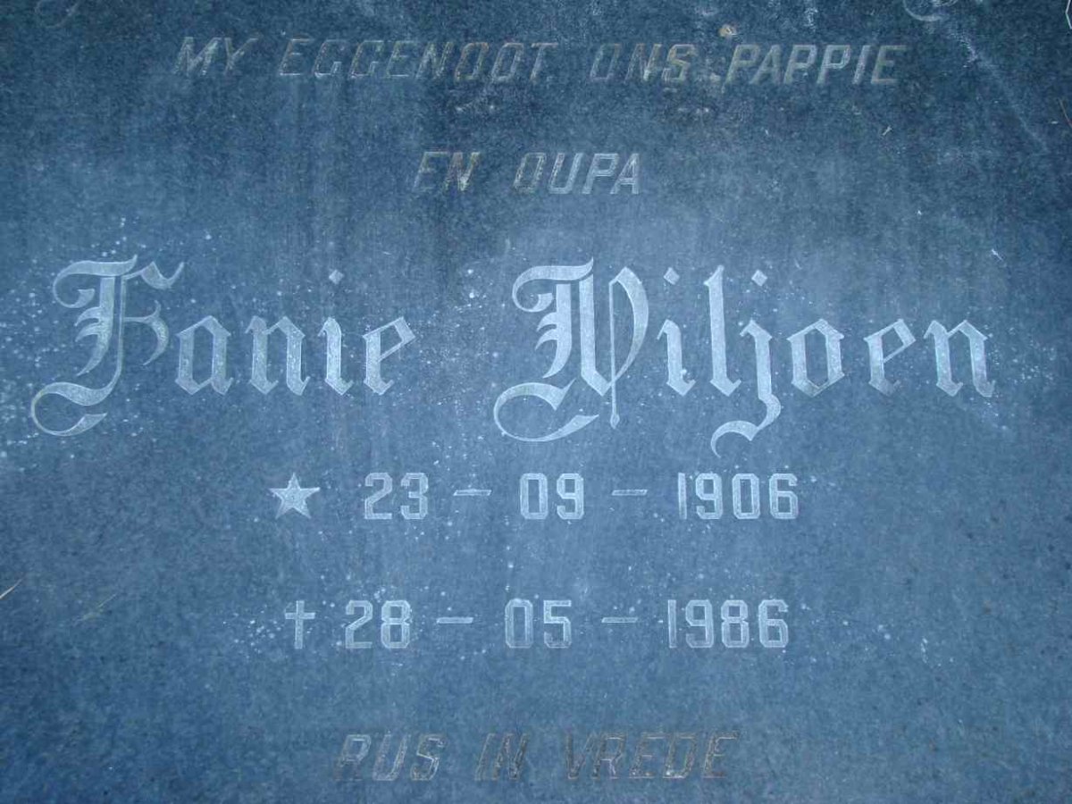 VILJOEN Fanie 1906-1986