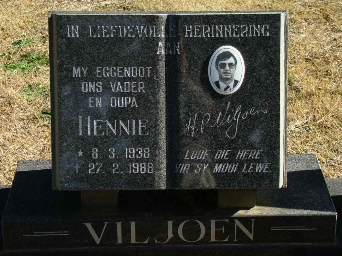 VILJOEN H.P. 1938-1988