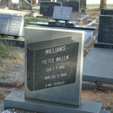 WILLIAMS Pieter Willem 1951-1980