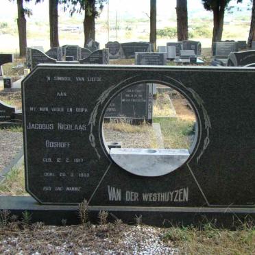 WESTHUYZEN Jacobus Nicolaas Boshoff, van der 1917-1983