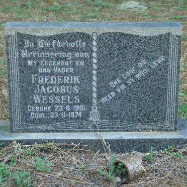WESSELS Frederik Jacobus 1901-1974