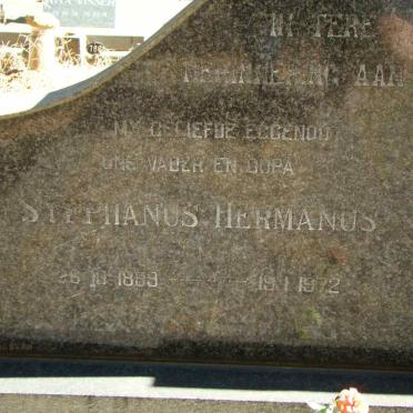 WET Stephanus Hermanus, de 1889-1972