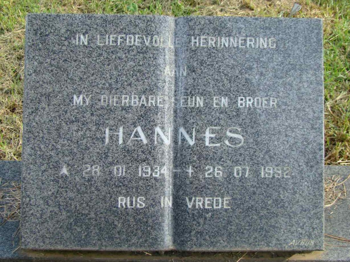 ? Hannes 1934-1992