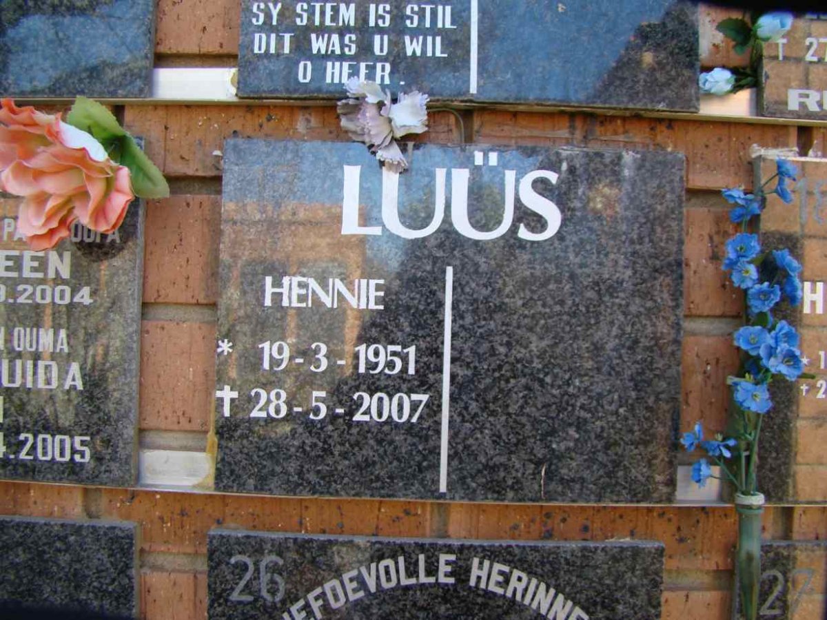 LUUS Hennie 1951-2007
