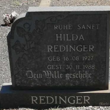 REDINGER Hilda 1927-1988