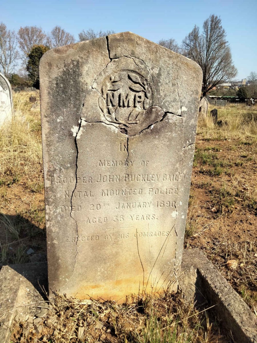 BAILEY John Buckley -1890